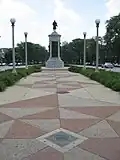 View facing south