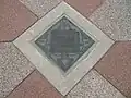 North walking court plaque