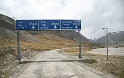 Distances to Sost, Islamabad, and Gilgit.
