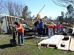 Image 143Cleanup after the tornado in Dumas, Arkansas. (from Tornadoes of 2007)