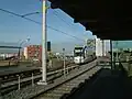A Tram approaching Oosterheem.