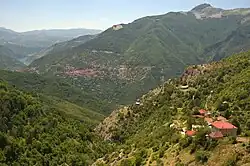 Panoramic view of the village