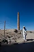 A minaret in 2009
