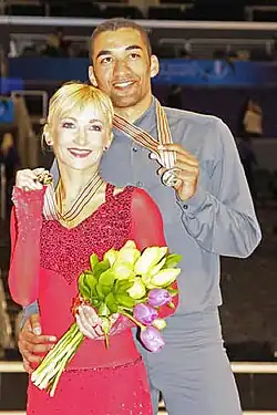 Aljona Savchenko and Robin Szolkowy at the 2009 World Championships