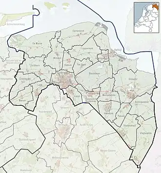 Wedde is located in Groningen (province)