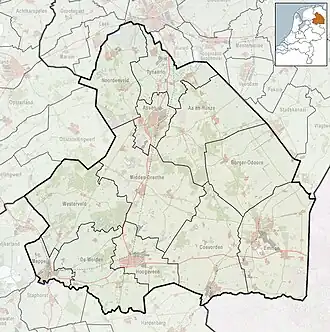 Gees is located in Drenthe