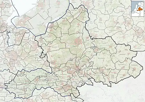 Groesbeek is located in Gelderland