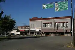 Cuthbert's Main Square is part of the Cuthbert Historic District which was added to the National Register of Historic Places on June 10, 1975.