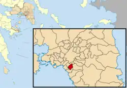Location of Aghios Dimitrios
