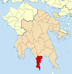 Location of East Mani