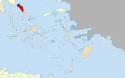 Andros within the South Aegean