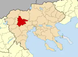 Location of Pella