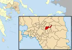 Location of Chalandri
