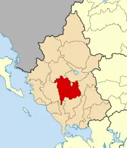 Location of Dodoni