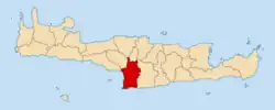 Location of Faistos