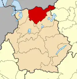 Location of Florina