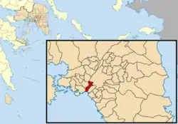 Location of Moschato-Tavros