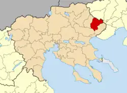 Location of Nea Zichni