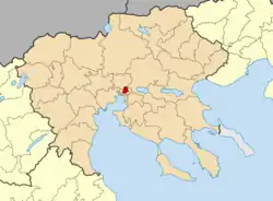 Location of Pavlos Melas