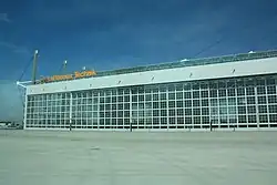 Lufthansa Technik hangar.