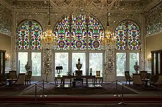 The office of the Shah within the Sahebgharaniyeh Palace