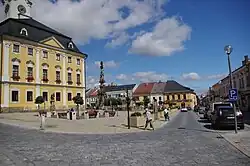 Palackého náměstí with the Marian column