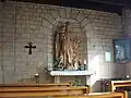 Altar of the chapel on the Wetterkreuzberg