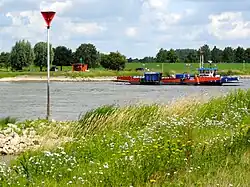 Wijhese ferry over the IJssel