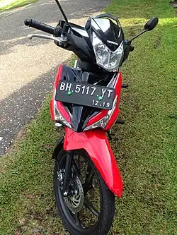 2014 Honda Supra X 125 FI in Indonesia.