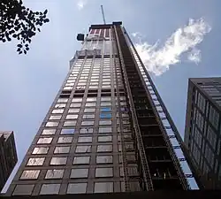Construction progress of 432 Park Avenue in July 2014