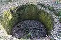 Detail of the masonry hole.