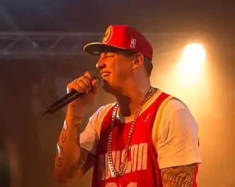 Money Boy performing in 2015