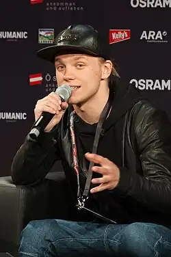 Romanyuta at the Eurovision Song Contest 2015 in Vienna, Austria
