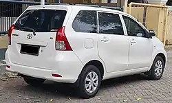 2015 Avanza 1.3 E (F651RM, Indonesia)