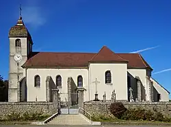 The church in Abbenans