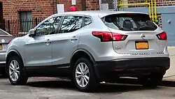 2017 Nissan Rogue Sport S AWD (US; pre-facelift)