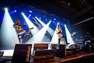 Attila performing live in 2018