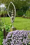 Sculptures in garden