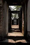 The central sanctuary as seen from the north entrance of the outer wall