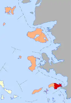 Location of East Samos