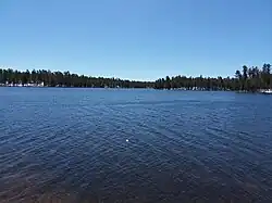 Willow Springs Lake, Mogollon Rim, Arizona in April.