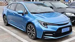 GAC Toyota Levin Sport (E210, China), based on the North American market E210 Corolla SE/XSE models