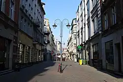 Staromiejska Street facing west (2024)