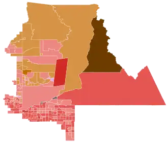Republican primary results by precinct