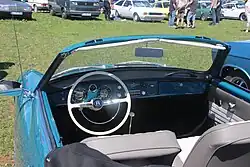 Karmann Ghia Cabriolet interior