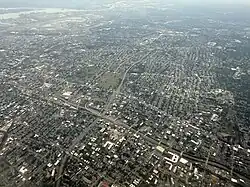 Aerial view of East Orange