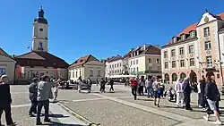 Kościuszko Square with Baroque old town hall