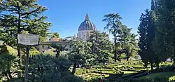 Image 10The basilica as seen from the gardens. (from Gardens of Vatican City)