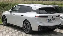 BMW iX facelift rear