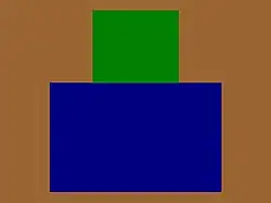 The distinguishing patch of the 21st Battalion (Eastern Ontario), CEF.